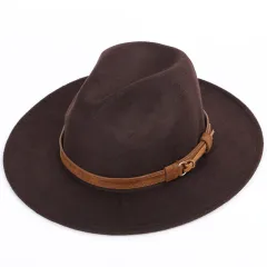 Men's Big-brimmed Felt Top Hat Photo Props Decoration Soft Display - View 1