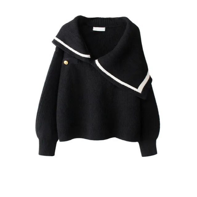 A Short Sweater Coat Jacket Tide Black - Shop at LoveMi