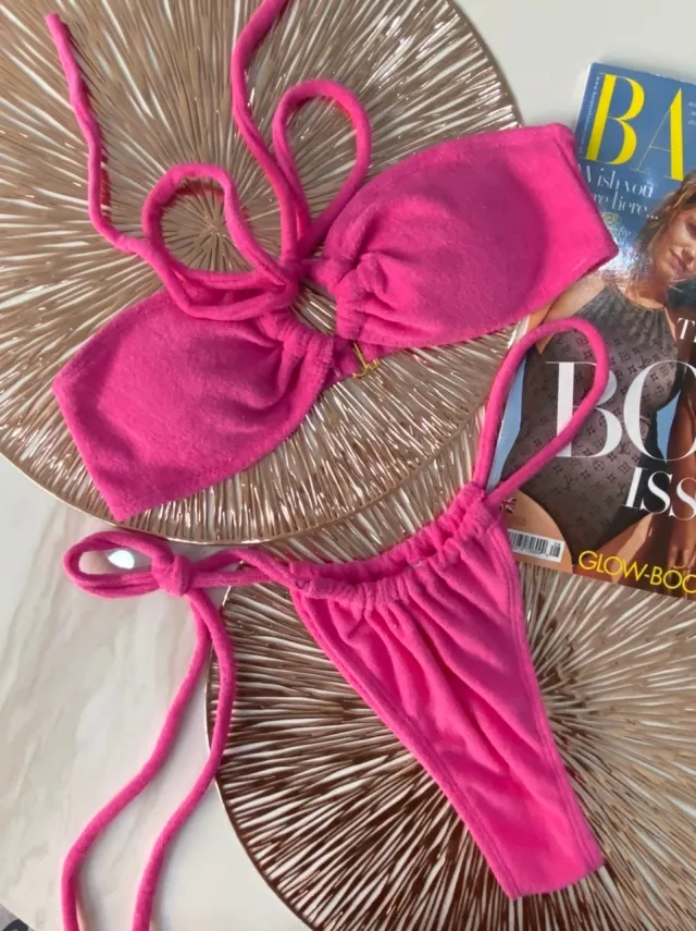 Swimwear One Piece Split Bikini Female Rose - Shop at LoveMi