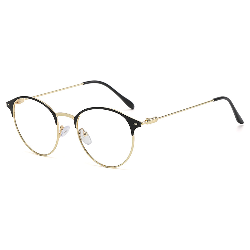 Title 3, Metal Round Eyeglass Frame Is Fashionable