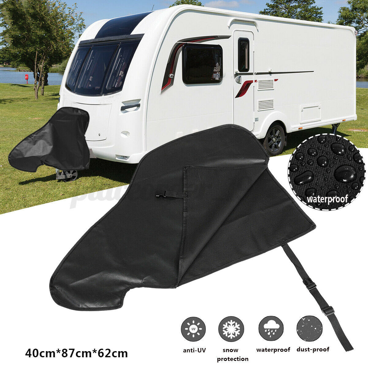 PVC Sleeve Ball Lock Waterproof Dustproof Rain Cover