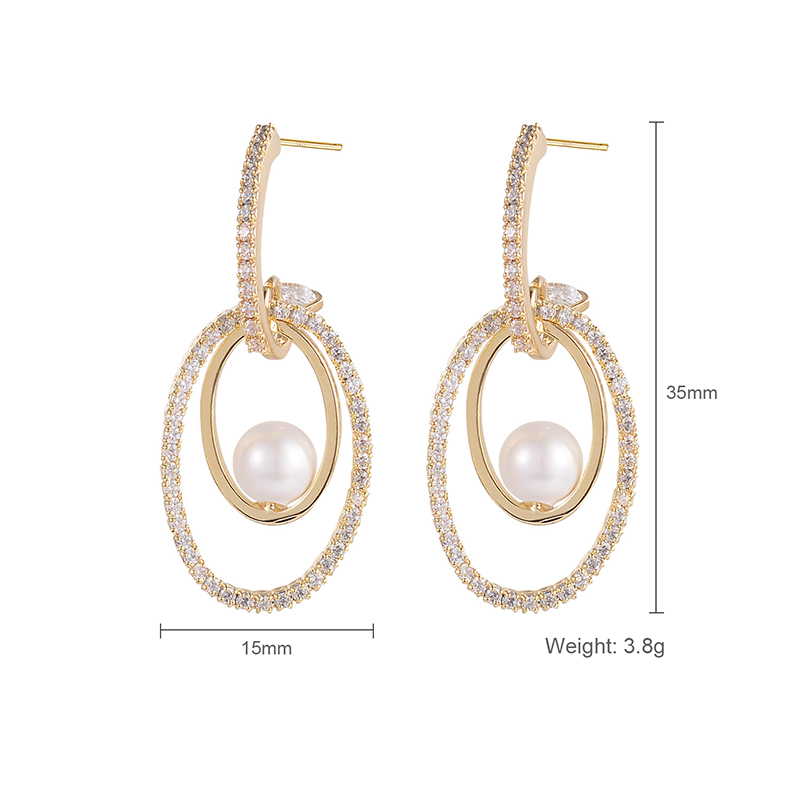 Fashion Metal Irregular Pop Earrings