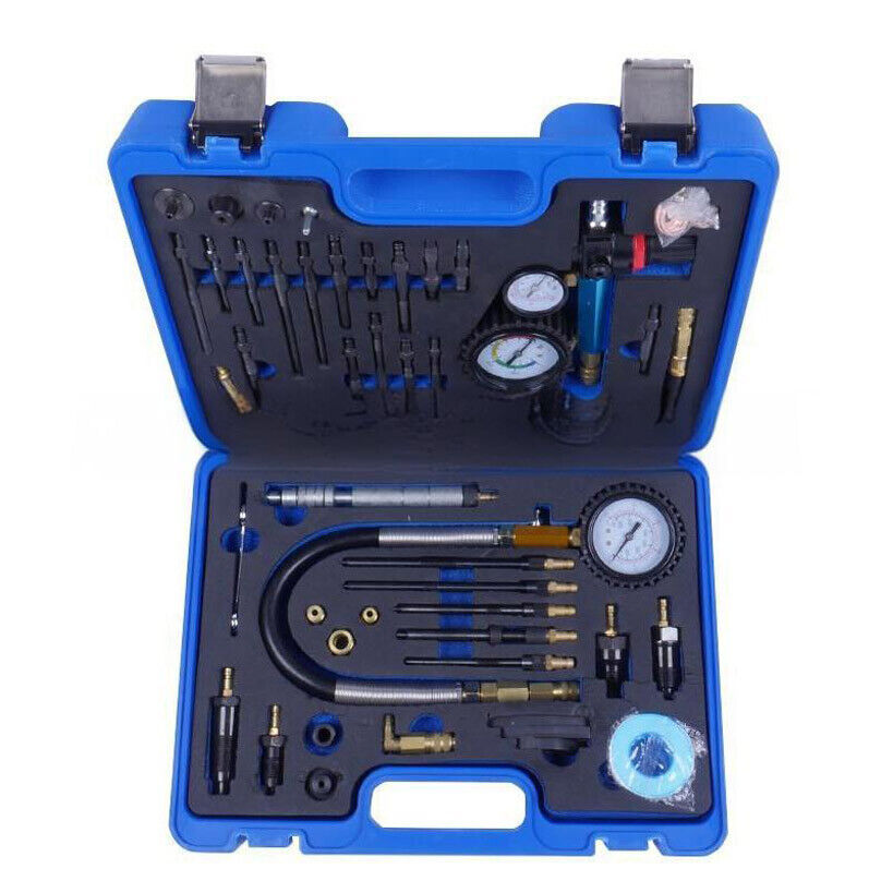 46X Diesel Petrol Engine Compression Tester Pressure Loss Leak Master Kit — image 8
