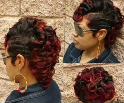 European And American Women Short Hair Wig