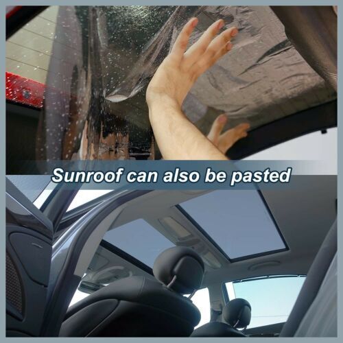 6M X 75CM CAR WINDOW TINT FILM KIT TINTING SUPER DARK BLACK LIMO IN TUBE — image 7