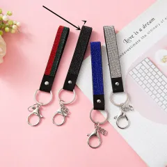 Key Ring Diamond Car Key Ring Student Pendant - Black - View 1
