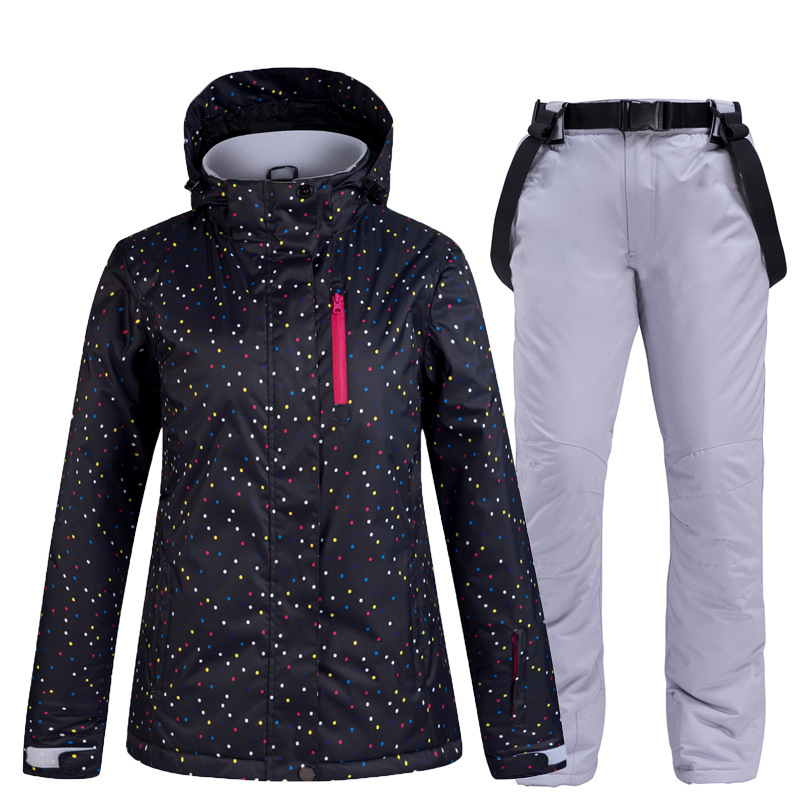 Title 5, Thickened Warm Outdoor Ski Suit Set Travel Equi...