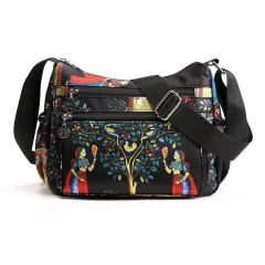 Women's Fashion Print Casual Shoulder Bag - India Girl - View 1