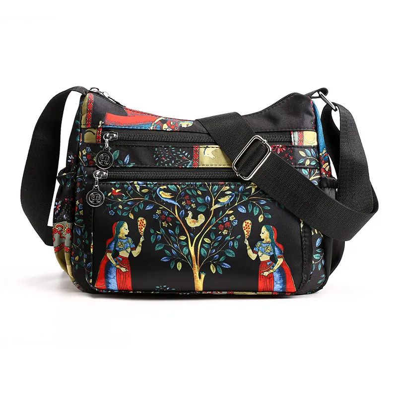 Women's Fashion Print Casual Shoulder Bag - India Girl