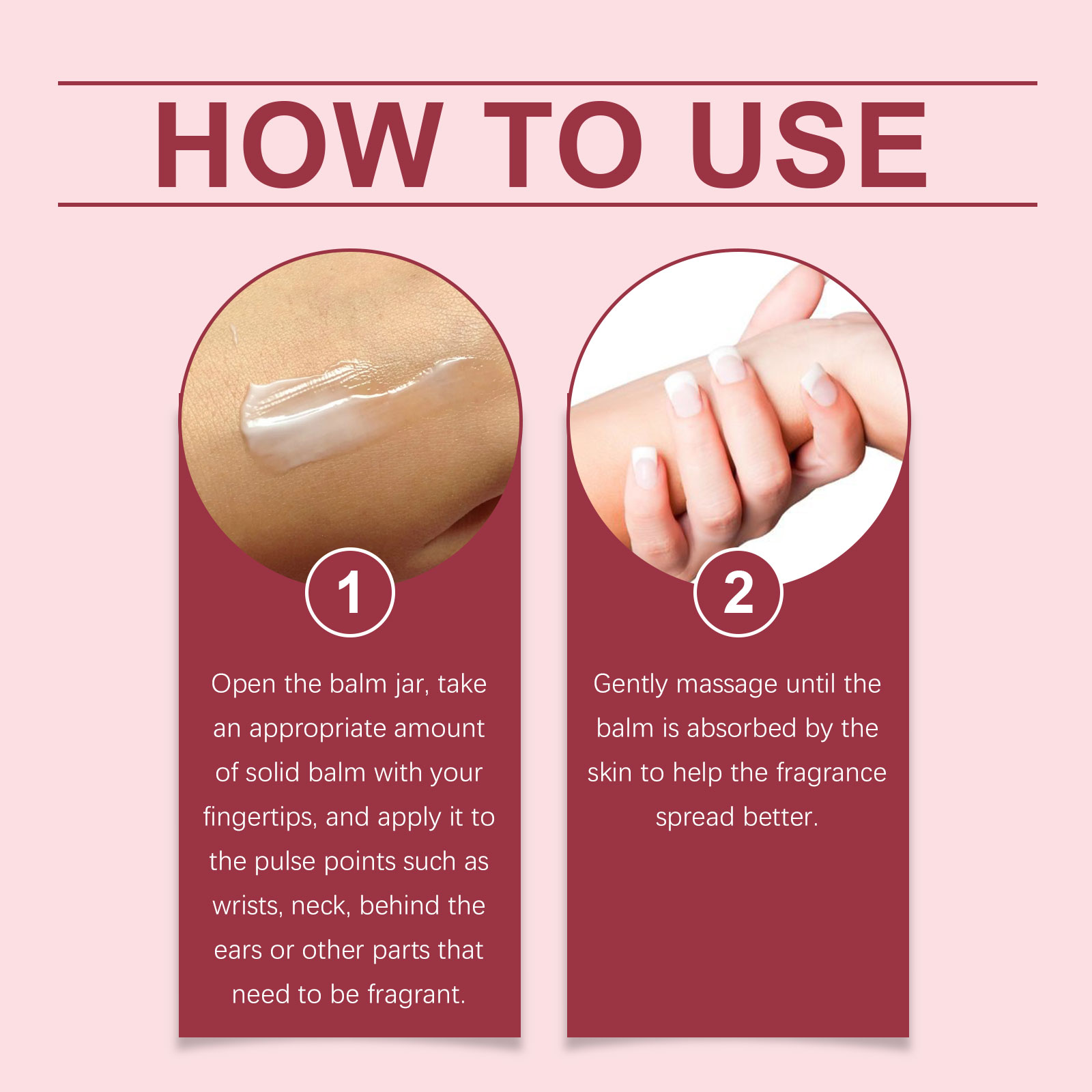Women Floral Solid Perfume, Long Lasting Light Fragrance Portable Solid Scent Balm — foto 2
