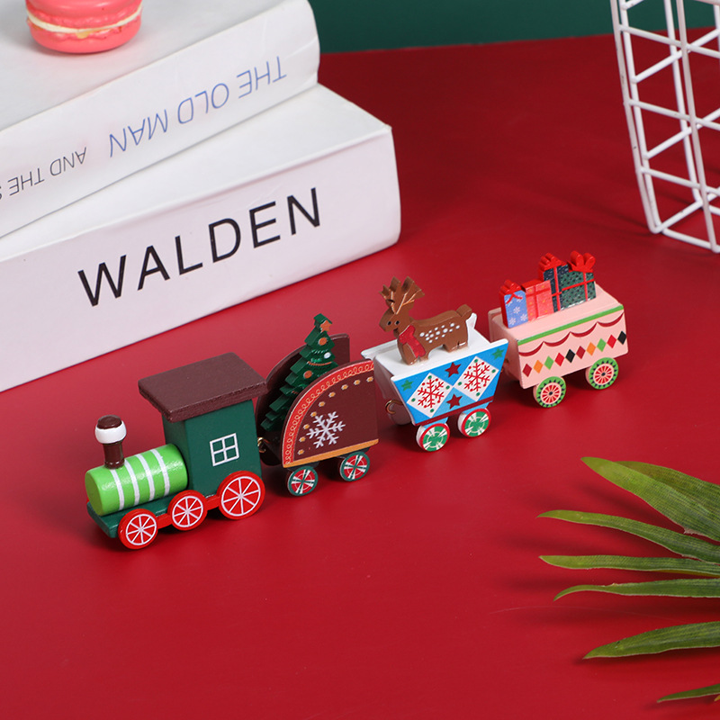 Title 3, Christmas Train Shopping Mall Shop Window Deskt...