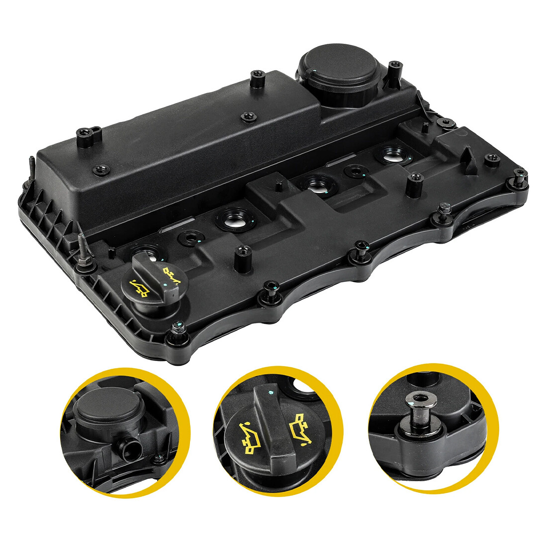 FOR FORD TRANSIT MK7 MK8 2.2 CUSTOM 2.2 TDCI ROCKER CAM COVER WITH SEALS 1858445 — image 2