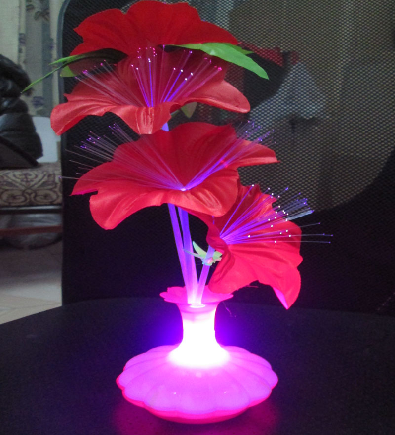 Title 4, Vase Fiber Optic Light Childrens Toy Colorful ...