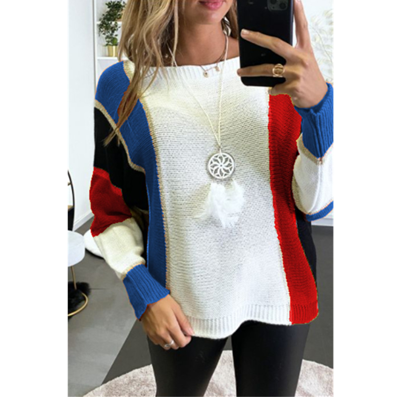 Title 1, Maglione pullover casual color block in acrilic...