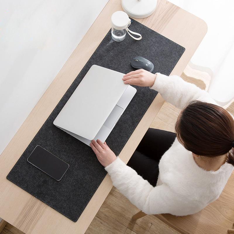 Minimalistic Non-Slip Protector Felt Desk Pad Extended Mouse Keyboard Laptop Gaming PC Accessories C — foto 2