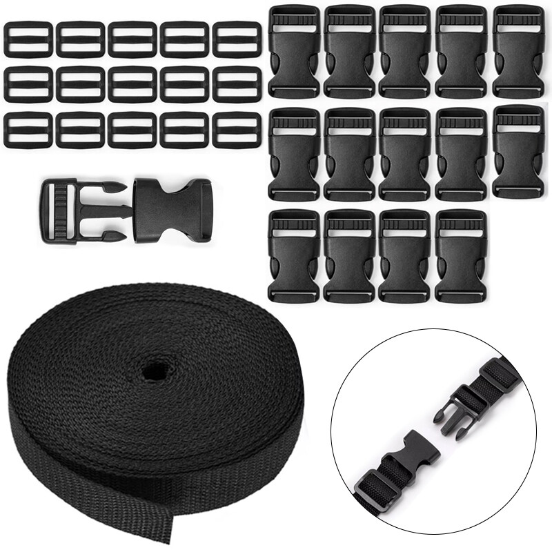 10M Heavy Duty Nylon Webbing Strap Tape-25Mm Wide Backpack Strapping Chest 2