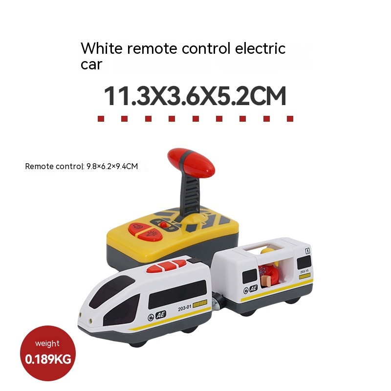 White Remote Control Tram