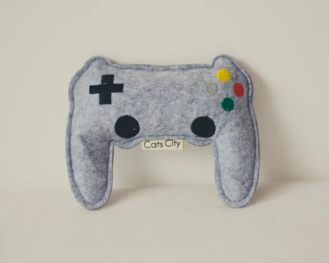 Catnip Toy Felt Game Handle Funny Cat Artifact Grey - Shop at LoveMi