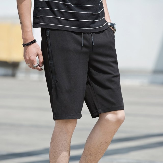 Side zipper shorts