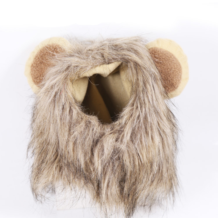 Brown lion hat