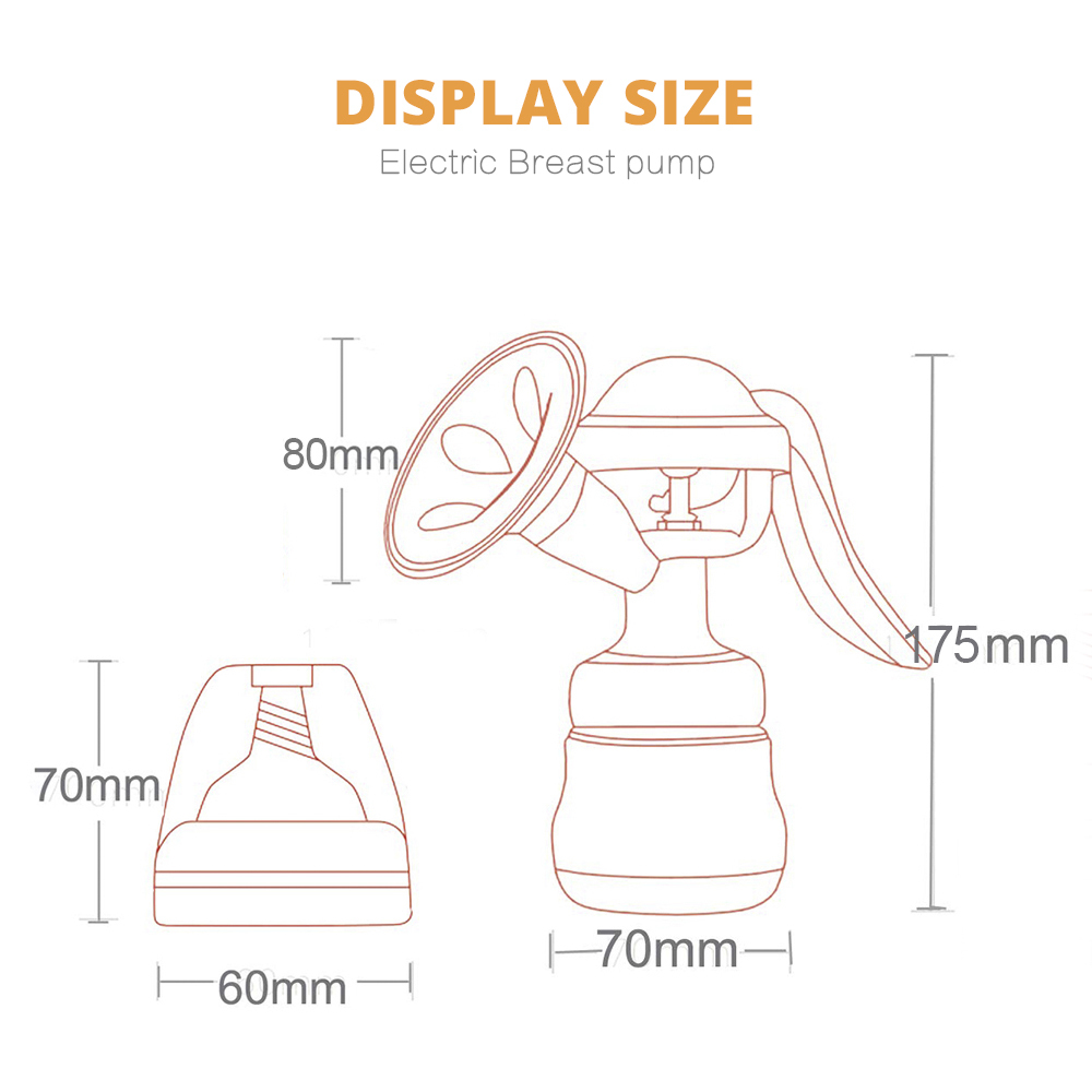 Lida Manual Breast Pump – Adjustable Suction – BleuRibbon