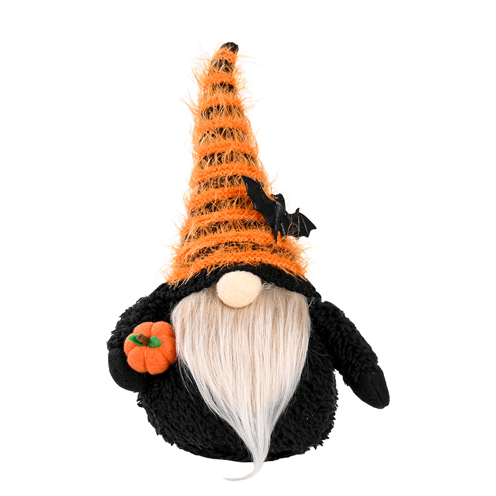 Title 2, Halloween Pumpkin Bat Rudolf Faceless Baby Doll