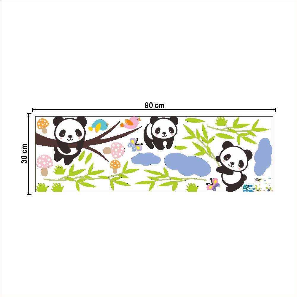 ad84fe72 2b9f 43e2 bc83 0711dc941fe8 - Panda Bamboo Removable Wall Sticker Children Room