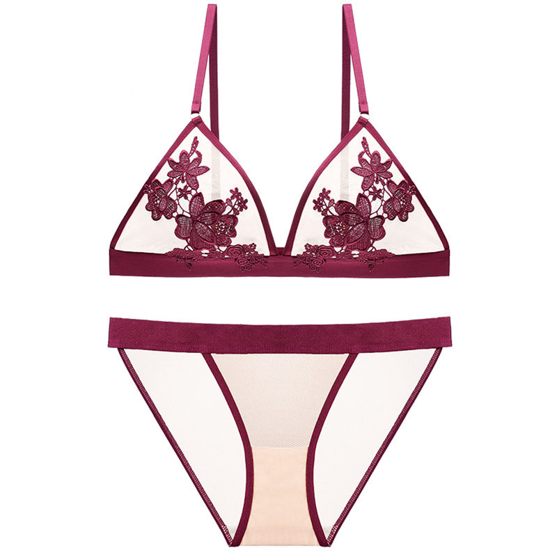 Title 4, Bra set without steel ring triangle cup