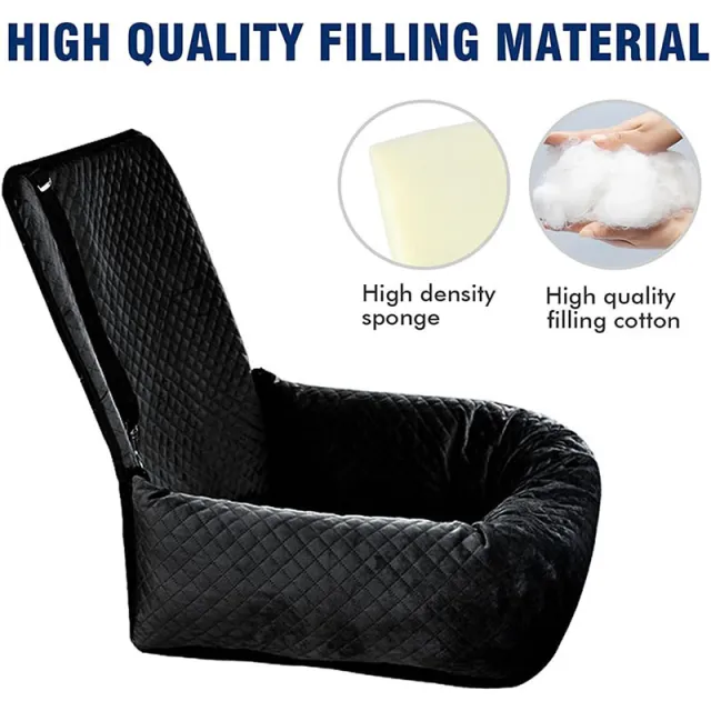 Breathable Pet Car Hanging Bag With Waterproof Seat Cushion Keeping Your Dog Comfortable And Safe While Riding Black - Shop at LoveMi