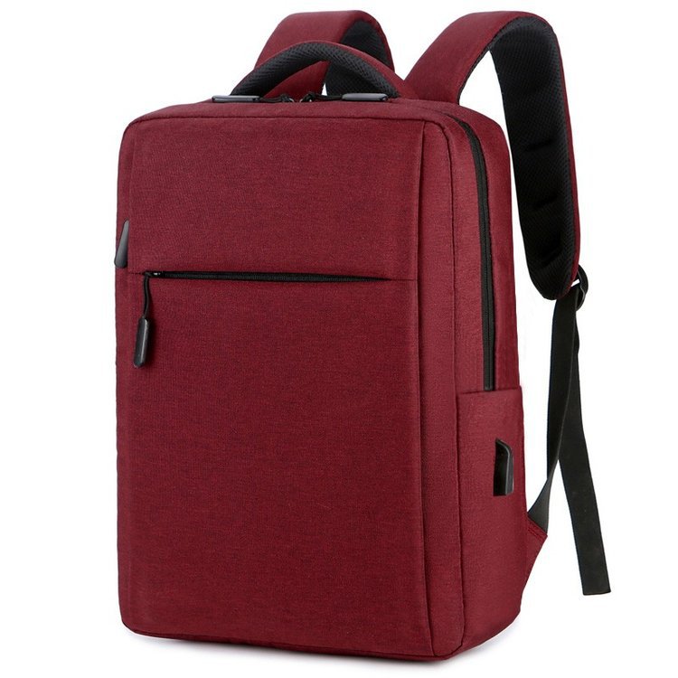 New Backpack For Men, Large Capacity Backpack, Multifunctional Backpack, Business Computer Bag, USB Charging Backpack - Red