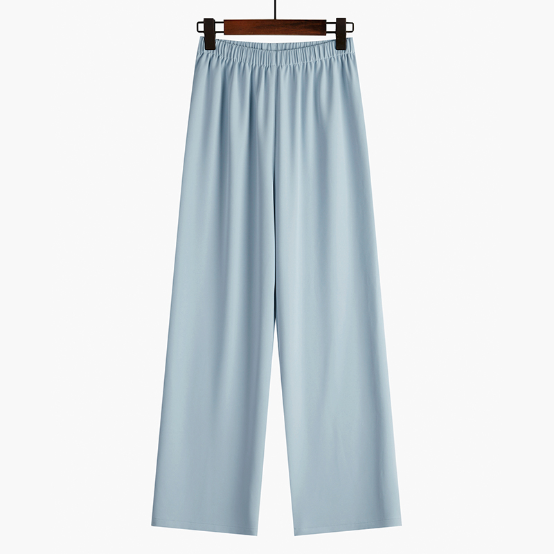 Women's Straight High Waist Spring Casual Wide Leg Pants