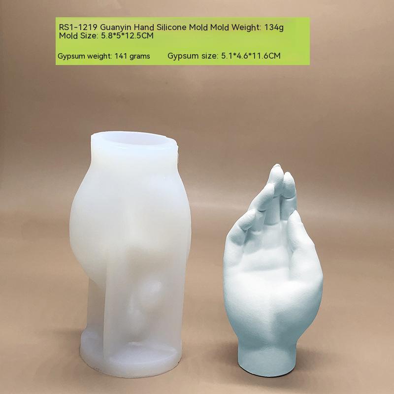Candle Mould Diy Aromatherapy Gypsum Epoxy Decoration Mold - 7