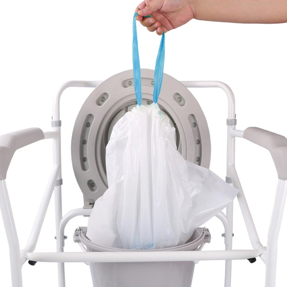 Pack Of 160 Commode Liners With Absorbent Pad Odorless Disposable Bags Universal — image 6