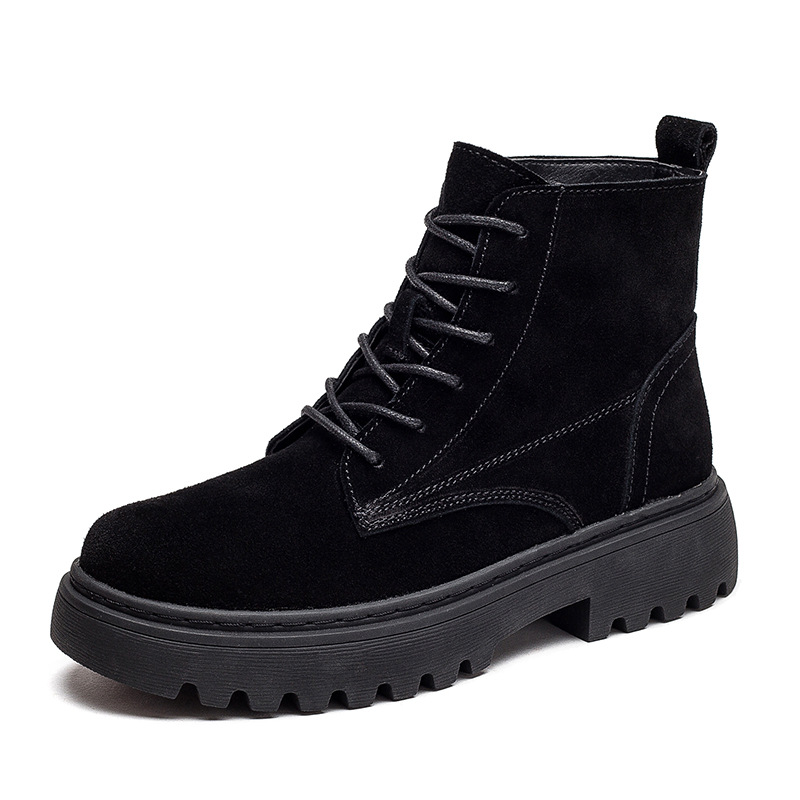 Title 2, Cow leather Martin boots women