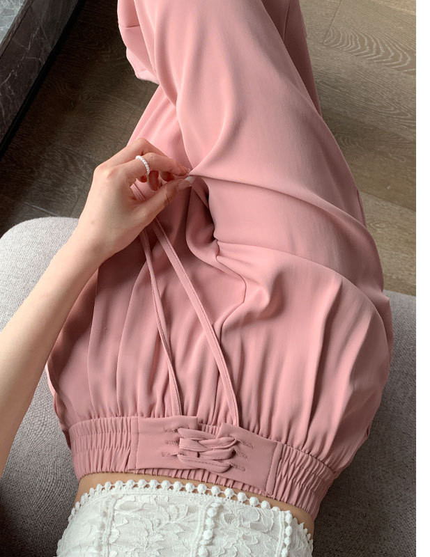 High Waisted Loose Fitting Suit Pants