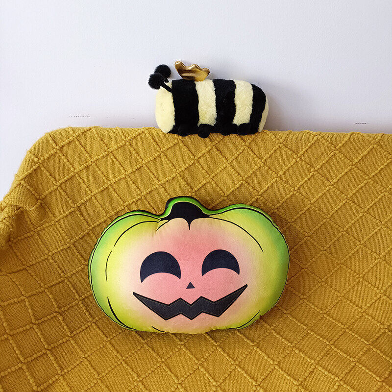 Title 8, Halloween Colorful Funny Pumpkin Pillow Plush Toy