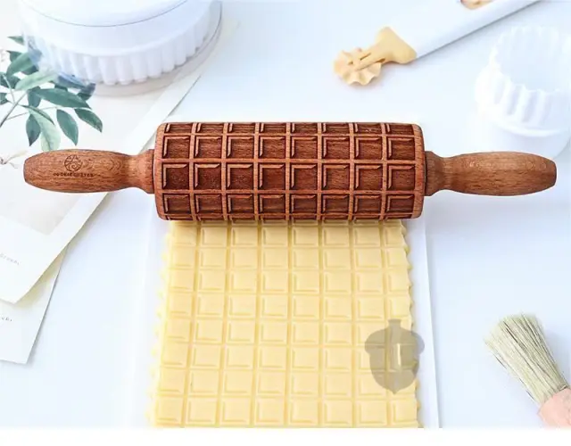 Jasmine Kitchen Household Biscuit Stereo Rolling Pin Chocolate Rolling Pin - Shop at LoveMi