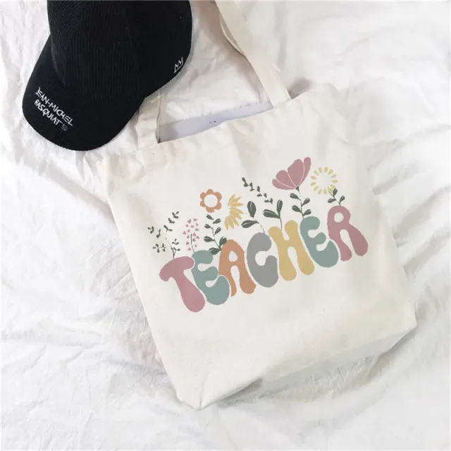 Pattern Large capacity Environment friendly Shopping Bag Large capacity V One Size - Shop at LoveMi