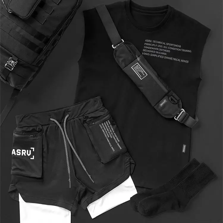 Korean Version Of Chaopai Letter Printing Sleeveless Vest Movement