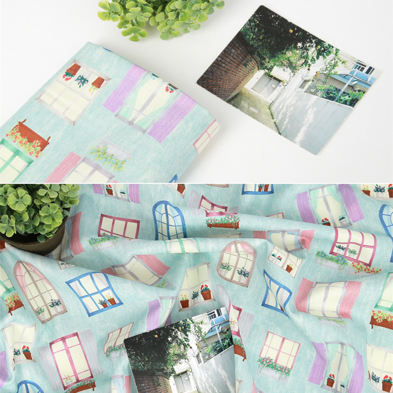 Digital Printing Handmade DIY Garment Cotton Fabric - 8