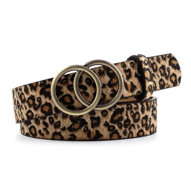 Fashion round button leopard zebra SNAKE BELT - Shop at LoveMi