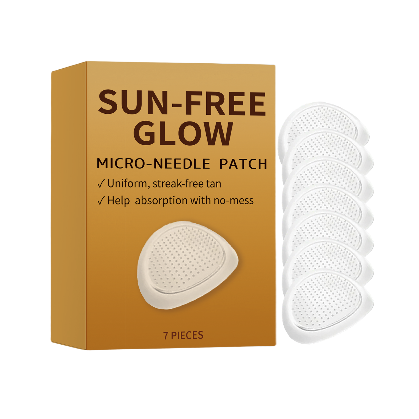 Body Tanning Microneedle Patch 7pcs