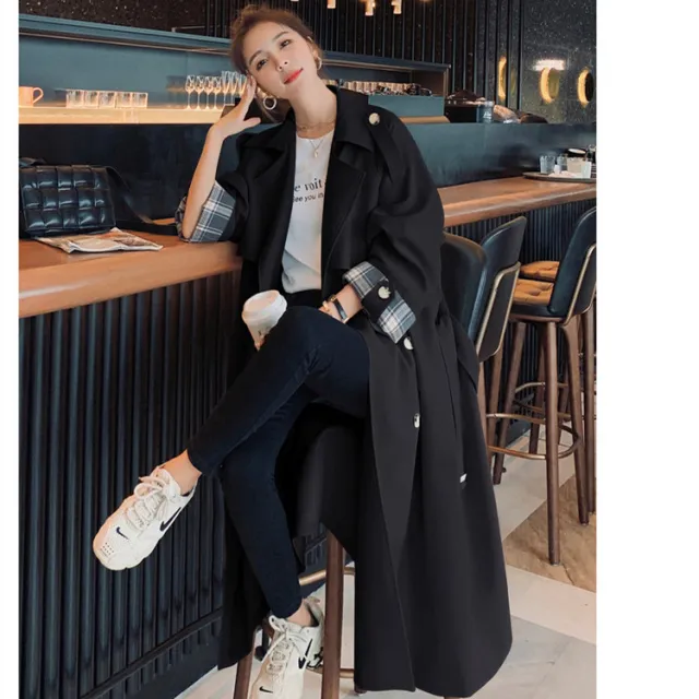 Long And Small British Style Waist And Thin Temperament Black - Shop at LoveMi
