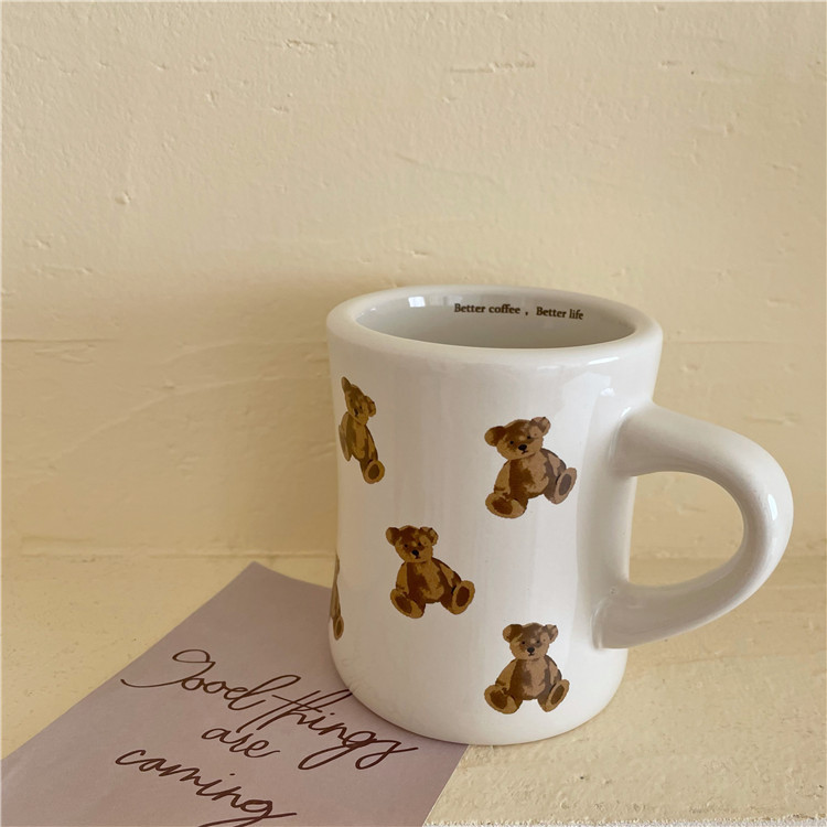 Homemade French Butter Bear Mug Large Capacity