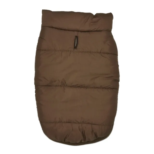 Autumn And Winter Thickened Warm Cotton Coat Dog Vest Padded Jacket Coffee - Shop at LoveMi