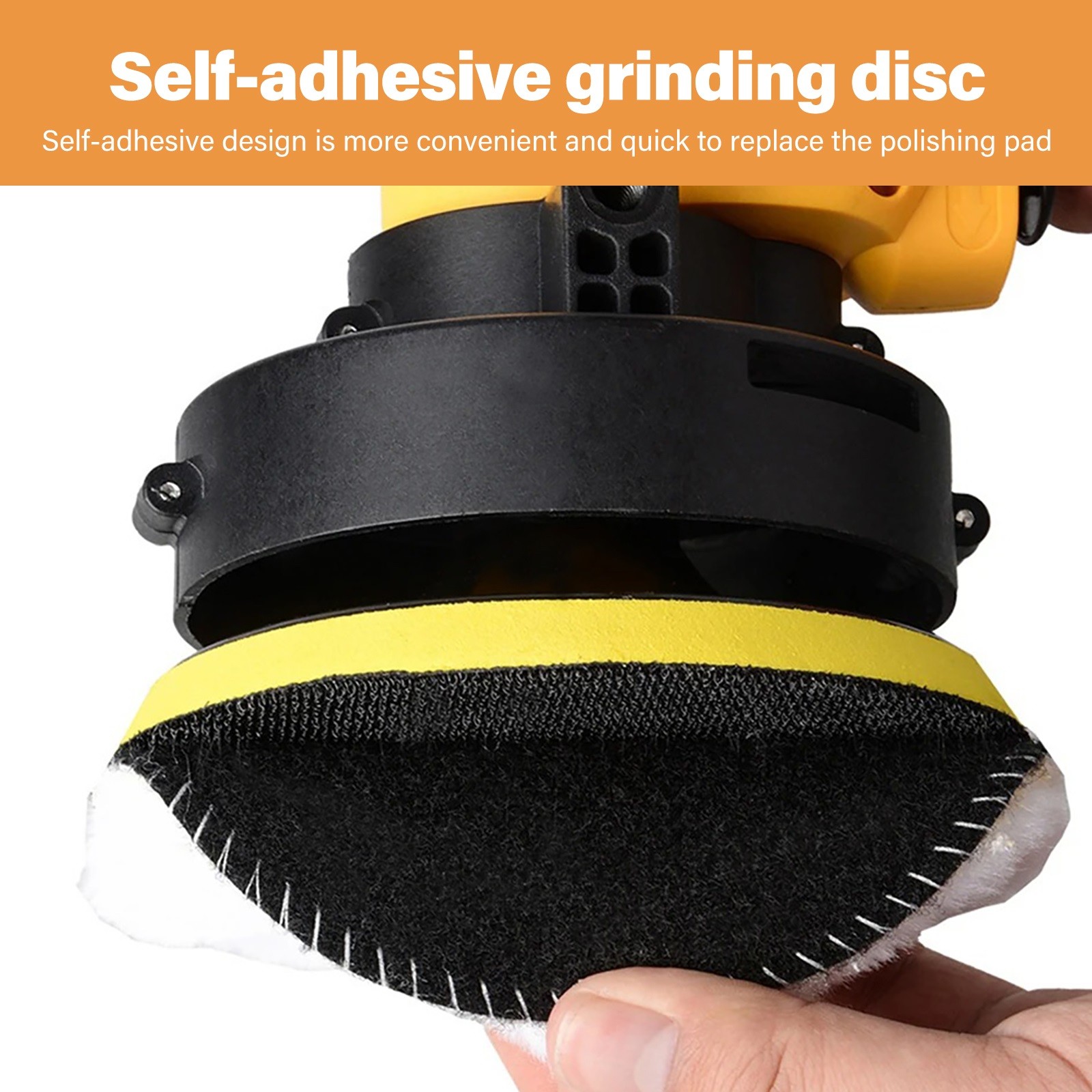 Electric Polisher Buffer Sander Car Polishing Machine 5 Buffing Sponge Kit UK