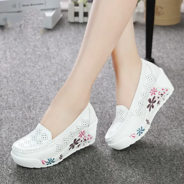 Platform Platform Shoes Cowhide Pumps 5 Style 39 - Shop at LoveMi