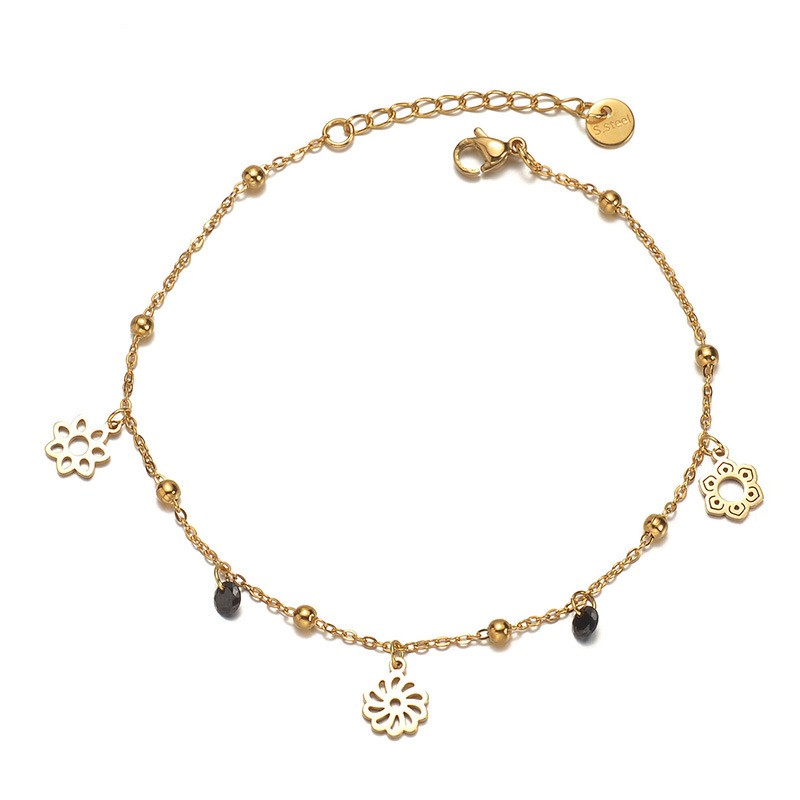 Zircon Tone Pendant Bracelet Female