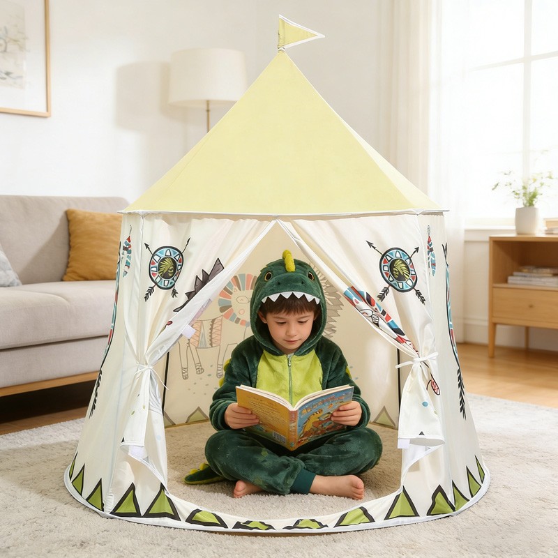 Children Kids Baby Foldable Play Tent Portable Girls Boys Playhouse Indoor — image 5