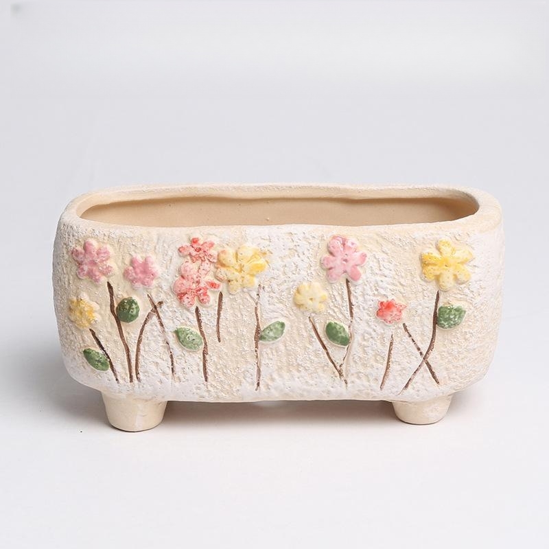 Hand Painted Flowerpot